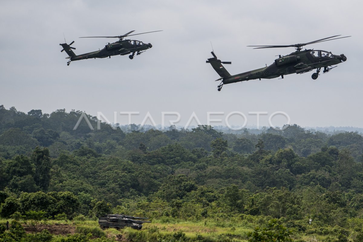 Latihan Antar Kecabangan Tni Ad Antara Foto