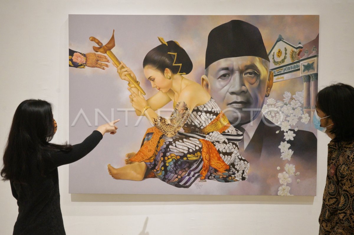 PAMERAN LUKISAN TAHTA UNTUK RAKYAT ANTARA Foto