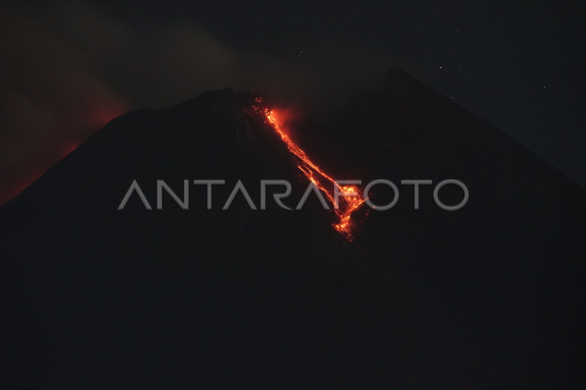 POTENSI BAHAYA ERUPSI GUNUNG MERAPI ANTARA Foto