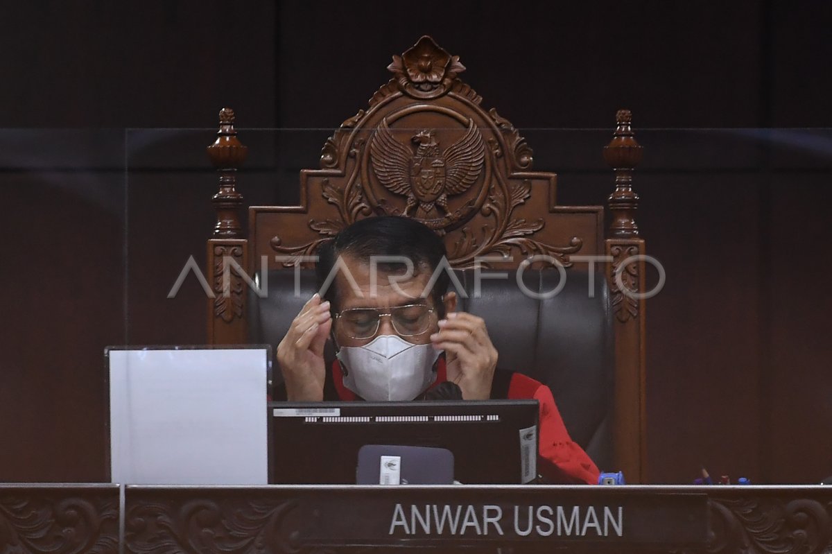 Mk Tolak Gugatan Presidential Threshold Antara Foto