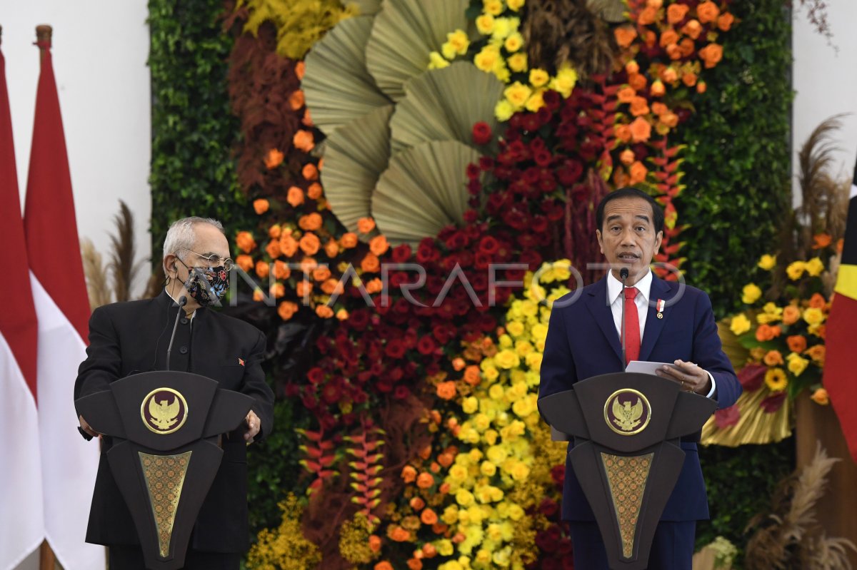 KERJA SAMA INDONESIA TIMOR LESTE ANTARA Foto