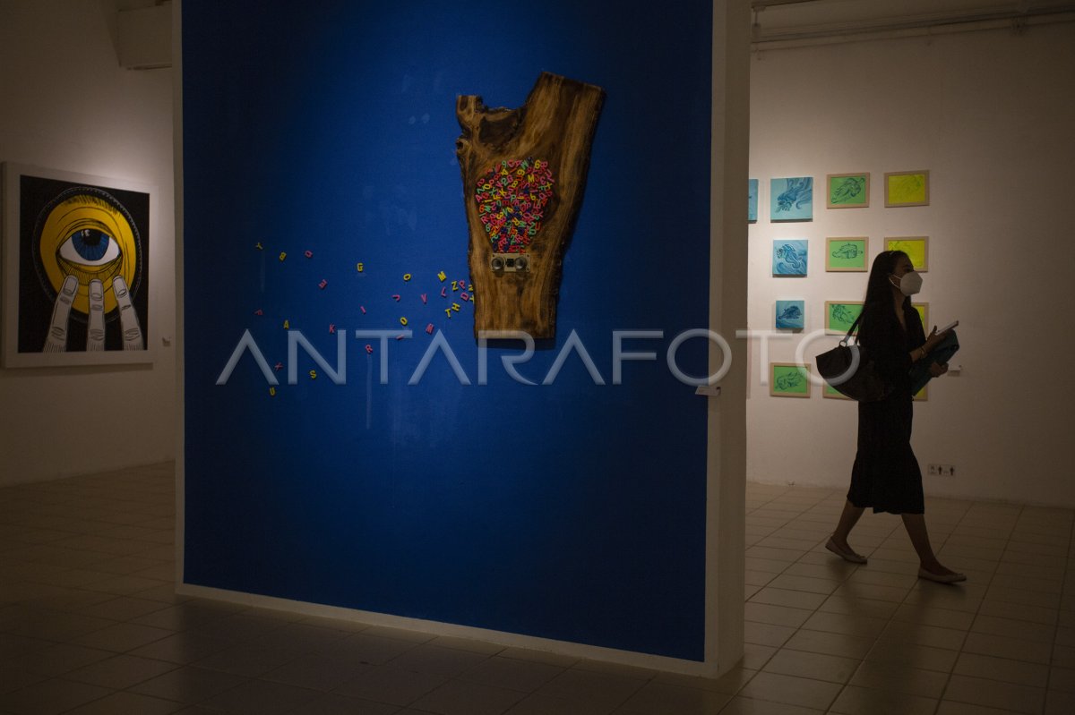 PAMERAN SENI RUPA METANI ANTARA Foto