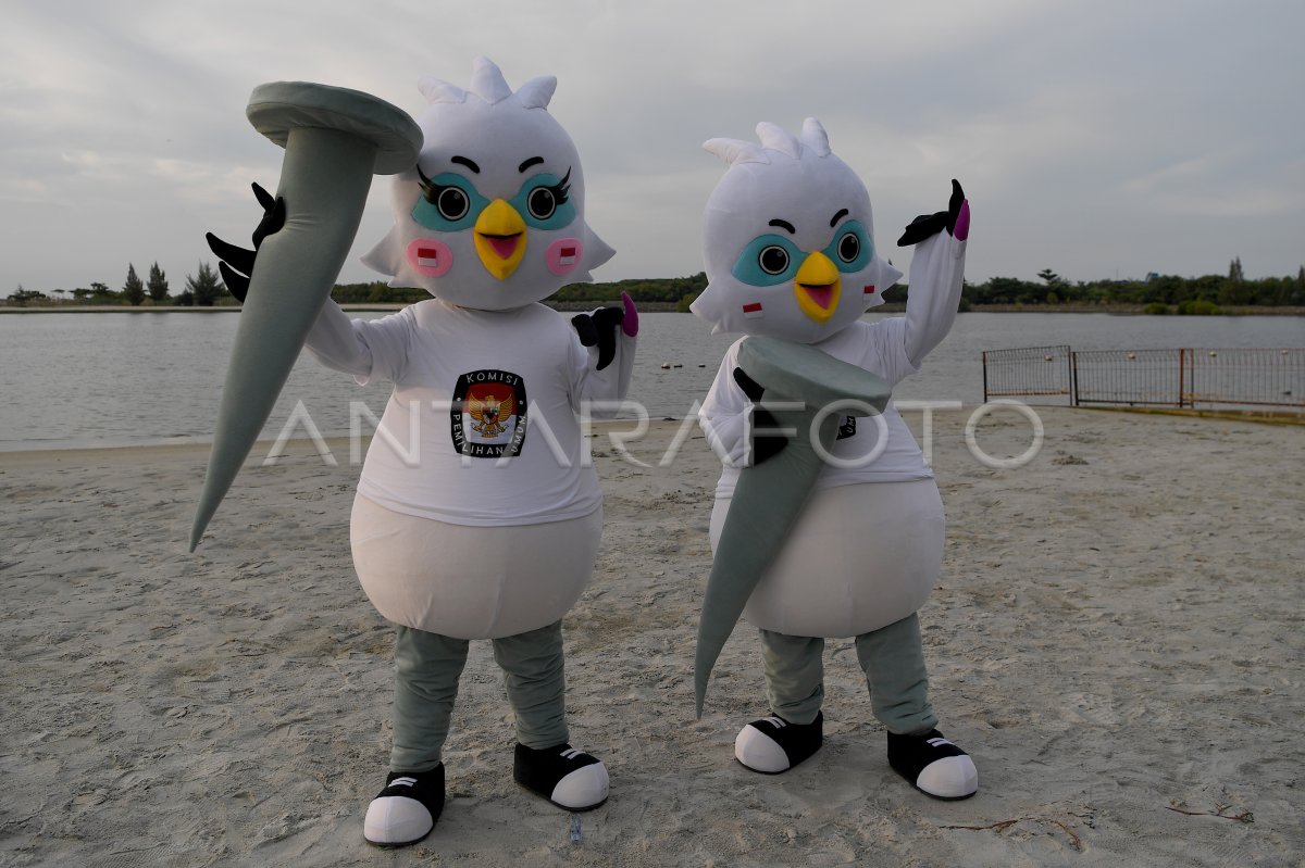 Peluncuran Maskot Dan Jingle Pemilu Antara Foto