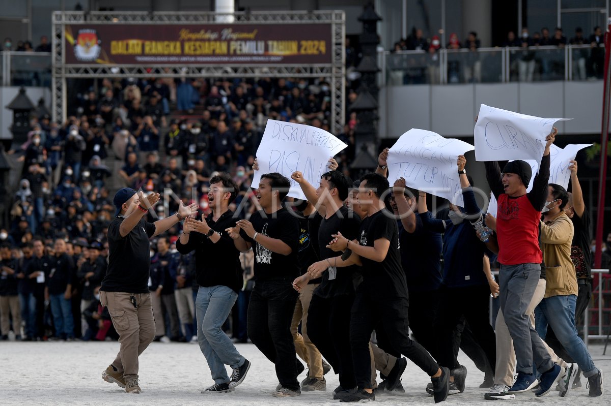 PELUNCURAN MASKOT DAN JINGLE PEMILU 2024 ANTARA Foto