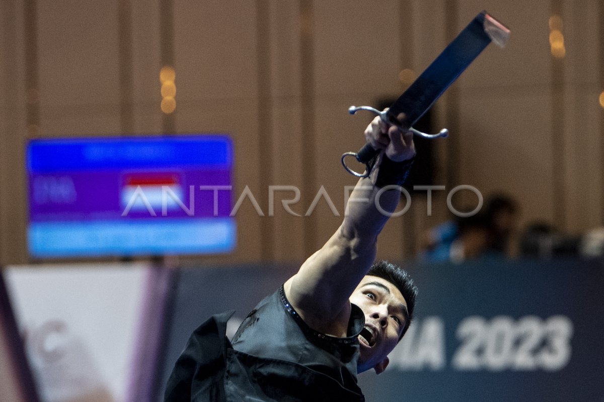 Harris Horatius Raih Medali Perak Nomor Nandao Nangun Antara Foto