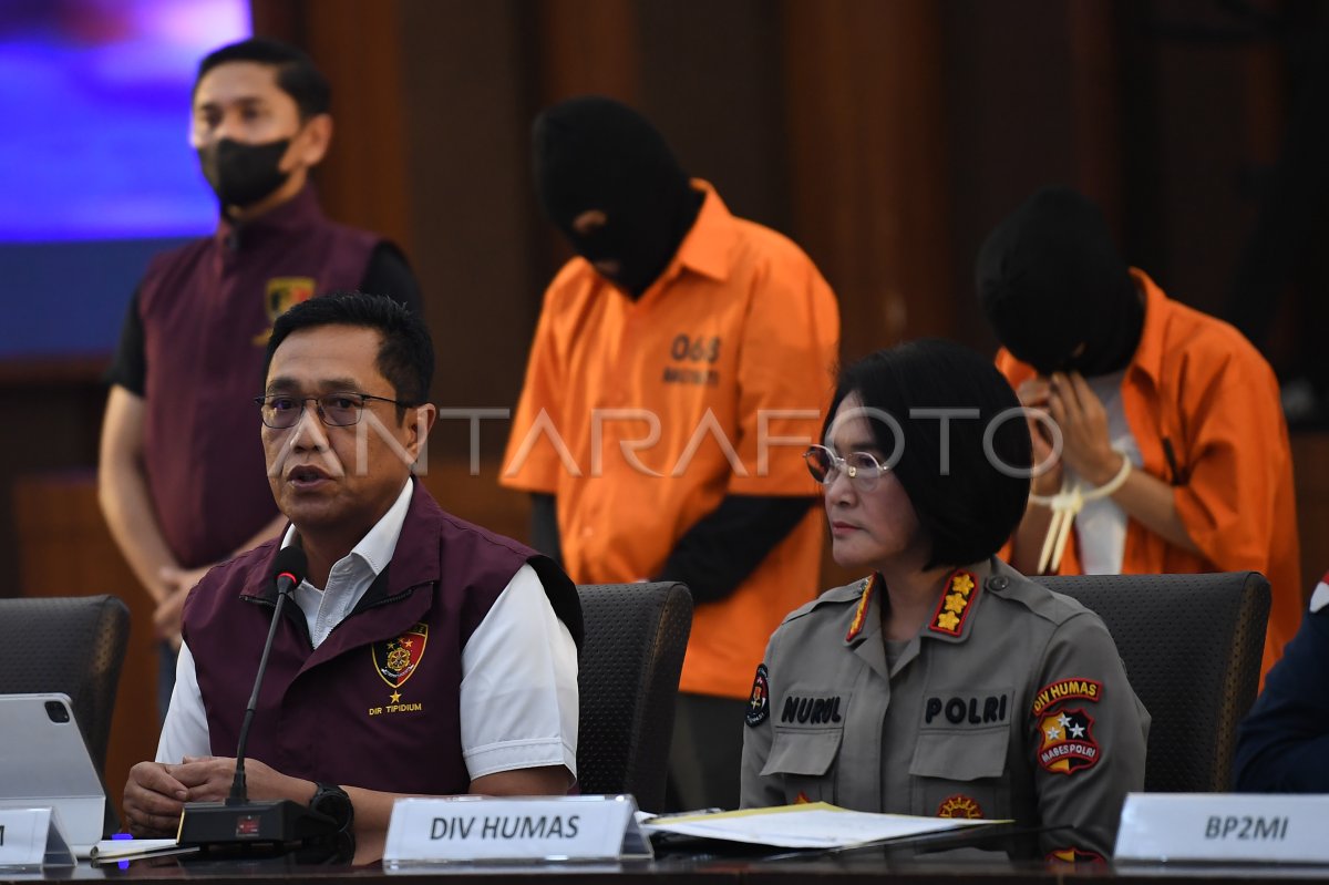 Pengungkapan Jaringan Internasional Tppo Antara Foto