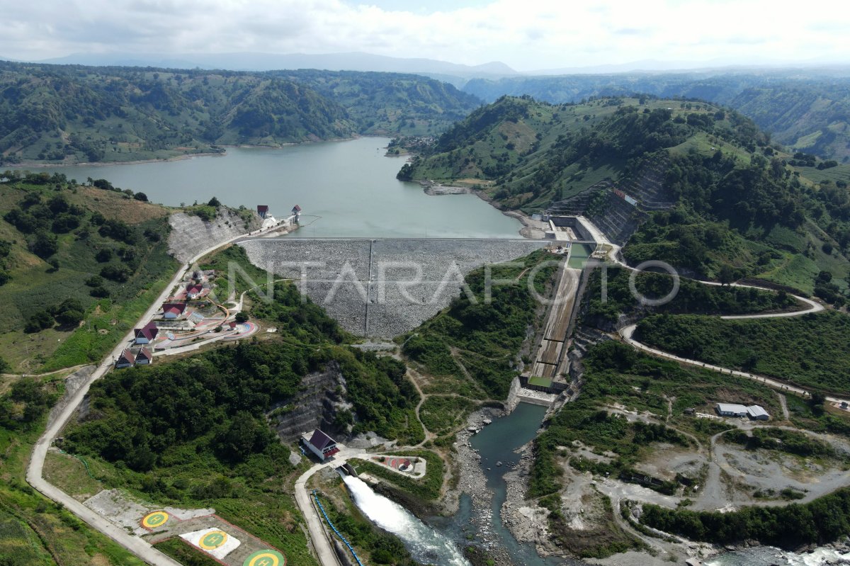 Target Pembangunan Bendungan ANTARA Foto