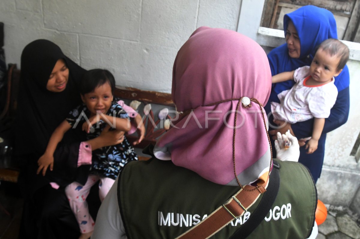 Vaksinasi Polio Keliling Di Kabupaten Bogor Antara Foto