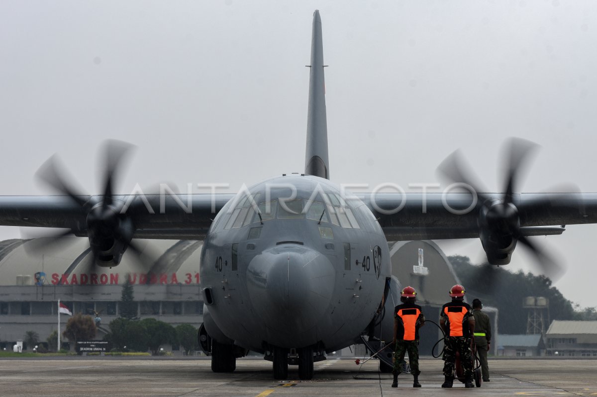 Kemhan Serah Terimakan Pesawat C J Super Hercules Ke Tni Au Antara