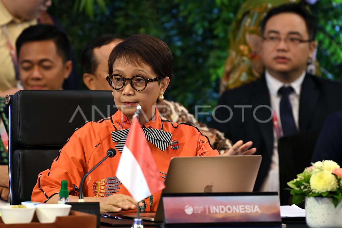 Pertemuan Menteri Luar Negeri ASEAN Dengan India ANTARA Foto