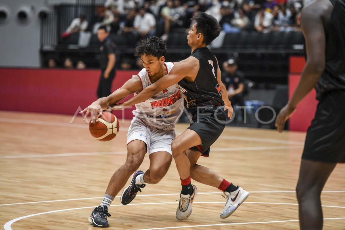 Timnas Basket Indonesia Kalahkan Indonesia Patriots Antara Foto