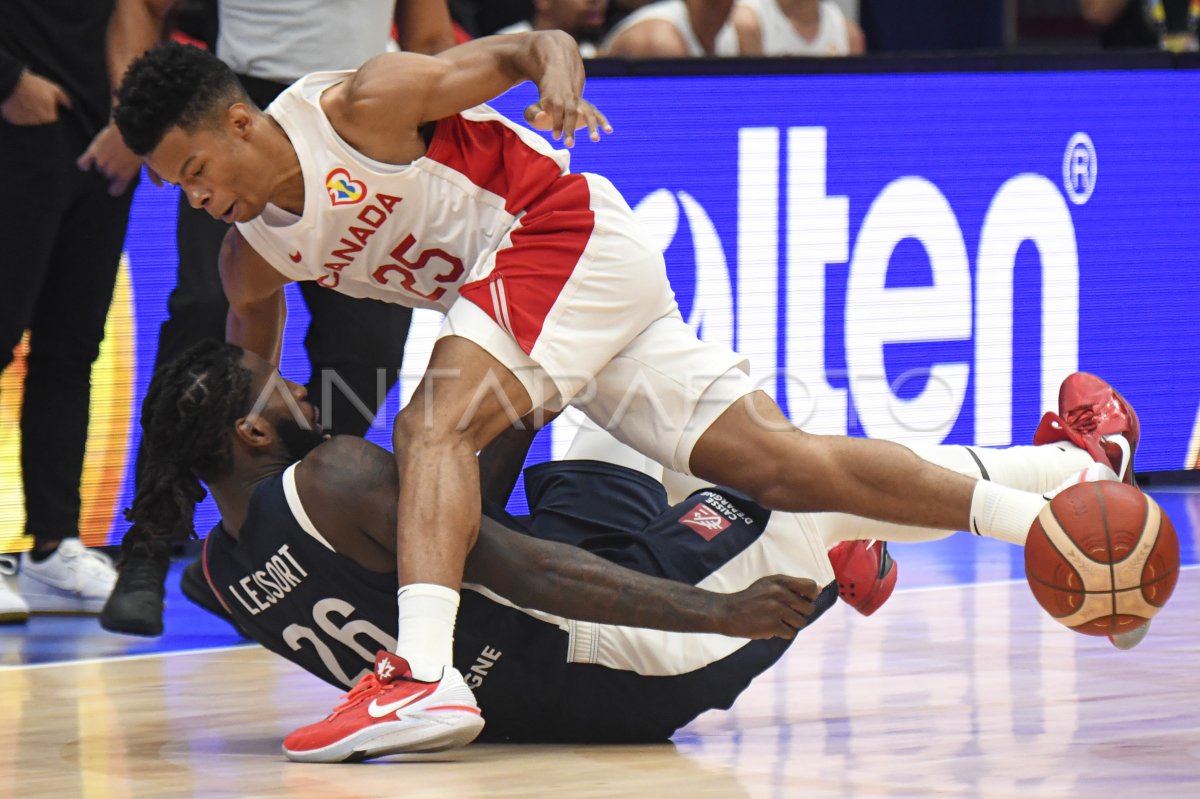 Fiba World Cup Kanada Kalahkan Prancis Antara Foto