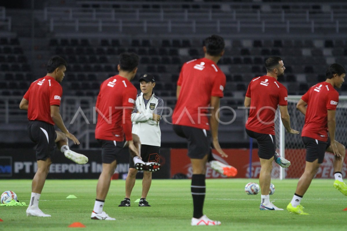 Latihan Timnas Indonesia Jelang Lawan Turkmenistan Antara Foto