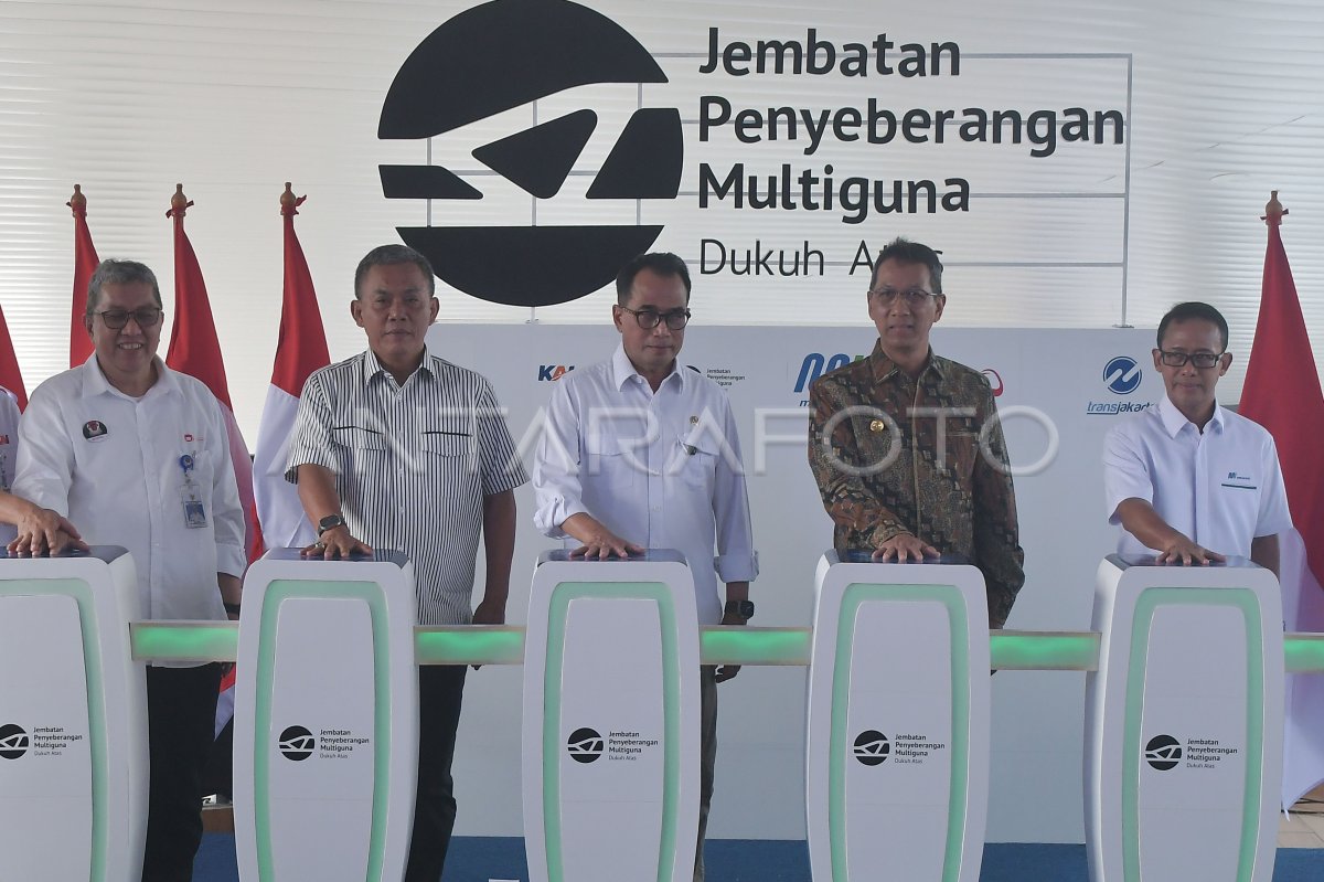 Peresmian JPM Dukuh Atas ANTARA Foto