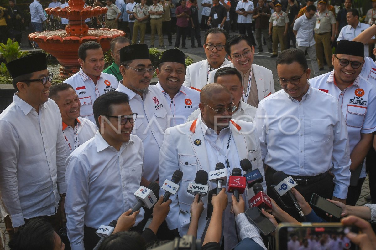 Anies Muhaimin Hadiri Rapat Majelis Syuro Pks Antara Foto