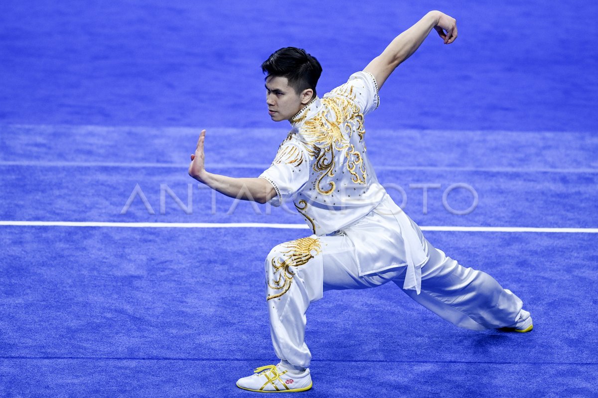 Edgar Xavier Raih Medali Perak Wushu Asian Games 2022 ANTARA Foto