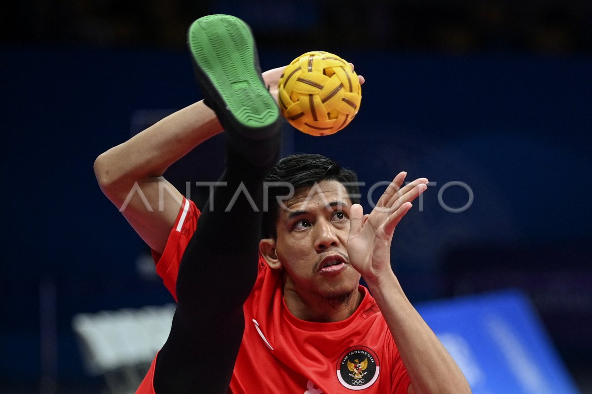 Sepak Takraw Quadrant Indonesia Raih Medali Perak Antara Foto