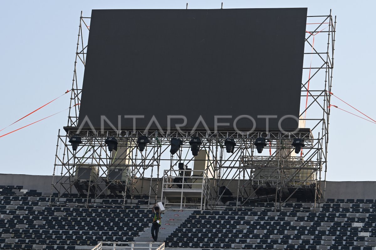 Kesiapan GBT Jelang Pembukaan Piala Dunia U 17 2023 ANTARA Foto