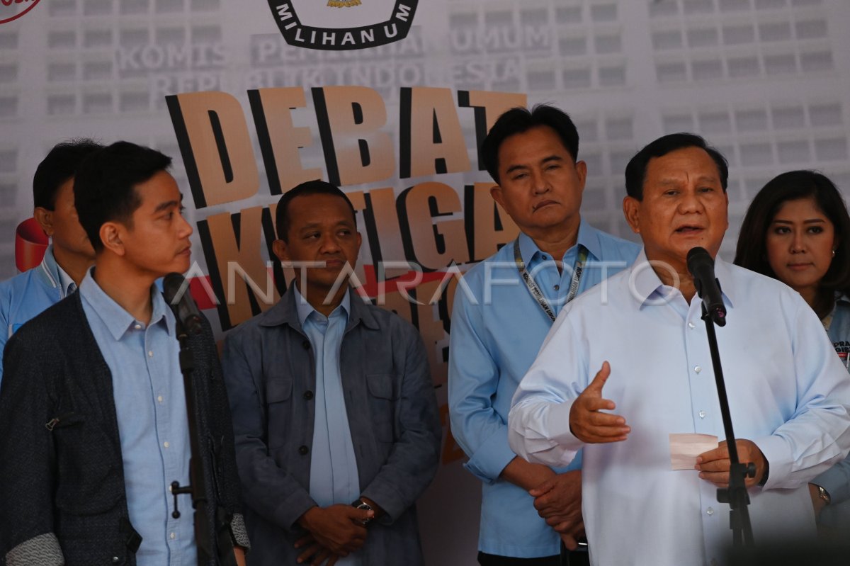 Debat Ketiga Pilpres Antara Foto