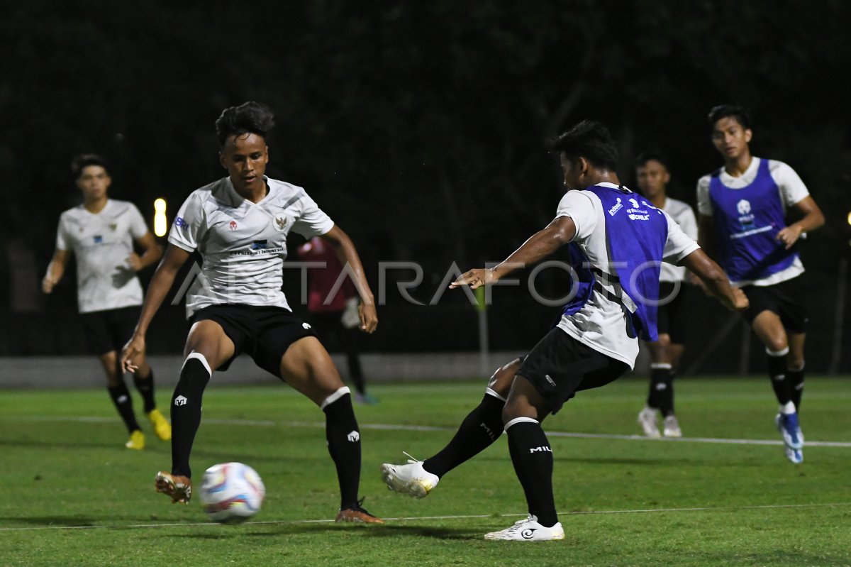 Latihan Timnas Indonesia U Jelang Lawan Uzbekistan Antara Foto