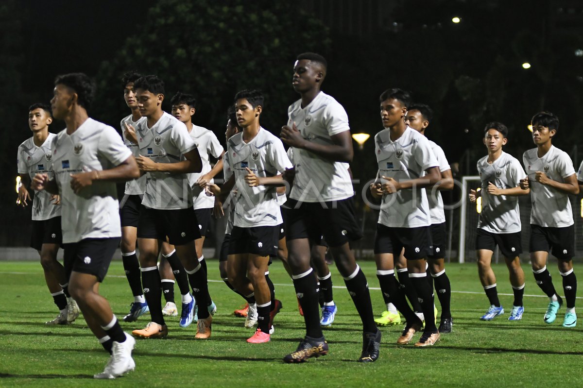 Latihan Timnas Indonesia U Jelang Lawan Uzbekistan Antara Foto