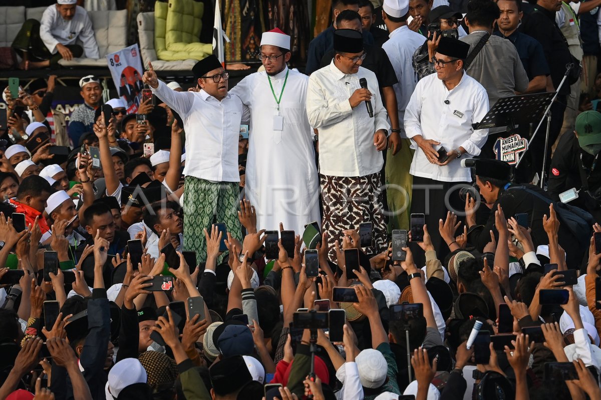 Kampanye Akbar Anies Muhaimin Di Madura Antara Foto