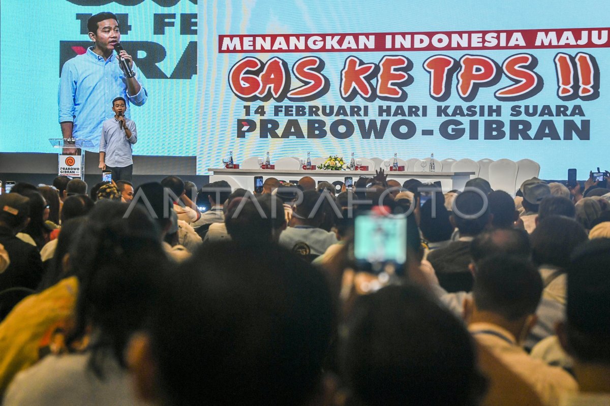 Gibran Hadiri Silaturahmi Nasional Relawan Prabowo Gibran Antara Foto