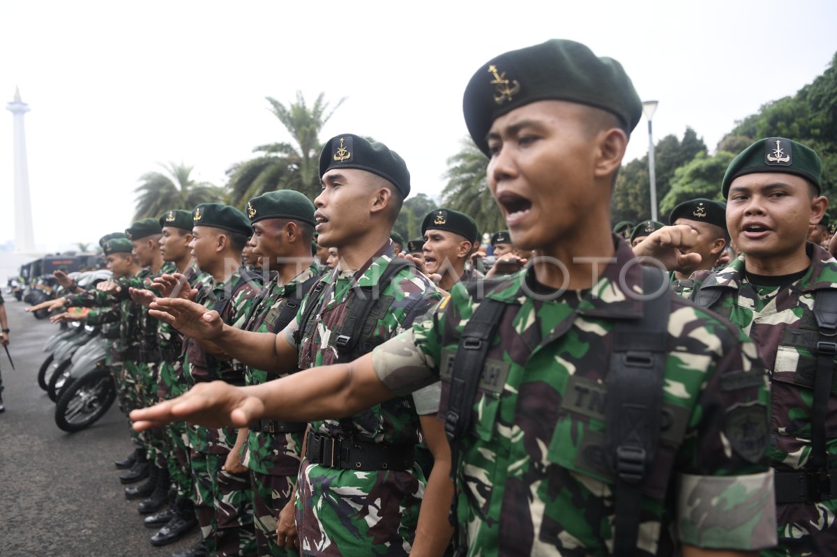 Apel Pengamanan Pasukan Pemilu 2024 Di Jakarta ANTARA Foto