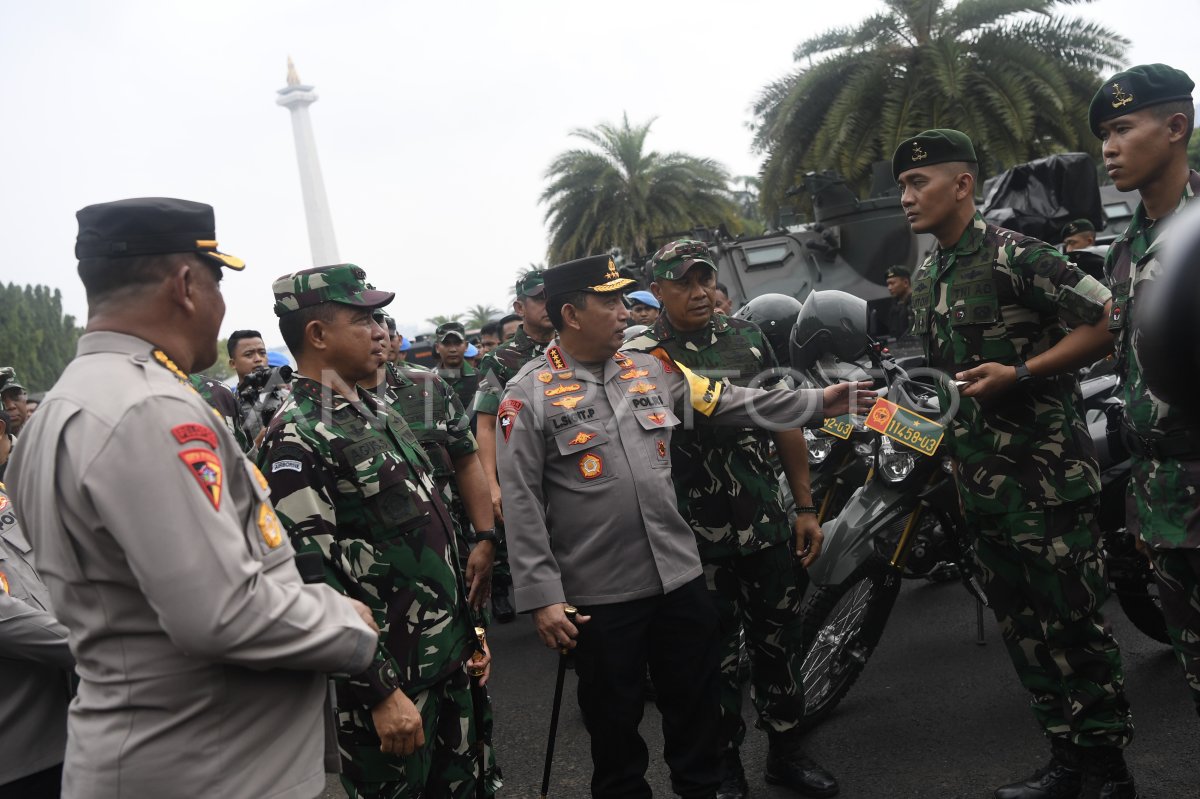 Apel Pengamanan Pasukan Pemilu 2024 Di Jakarta ANTARA Foto