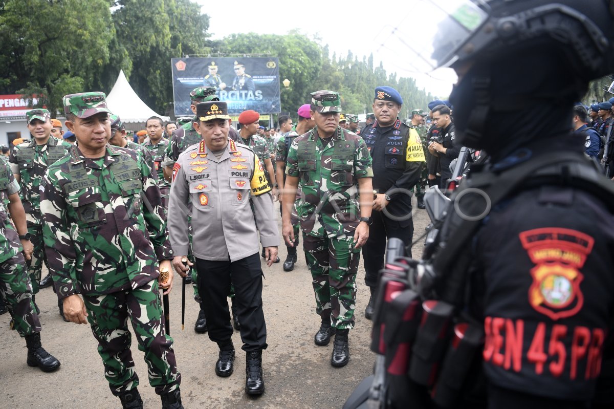 Apel Pengamanan Pasukan Pemilu 2024 Di Jakarta ANTARA Foto