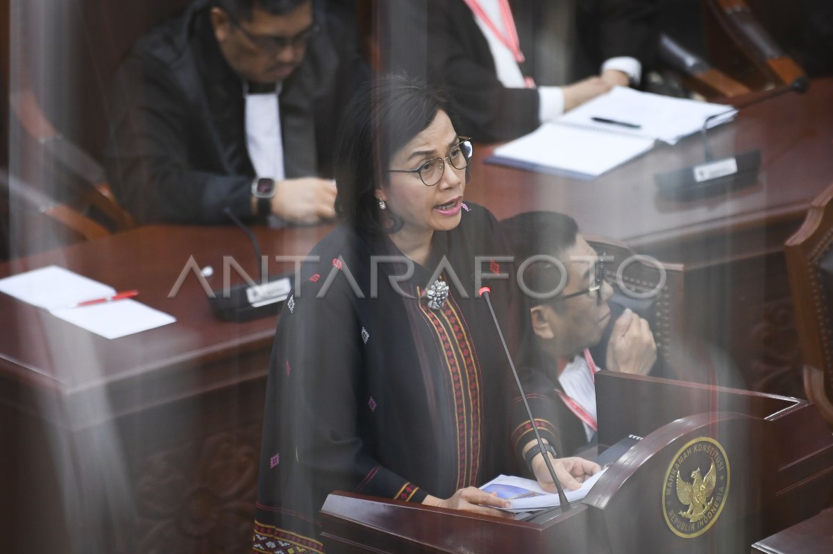 Empat Menteri Bersaksi Di Sidang Sengketa Pilpres ANTARA Foto