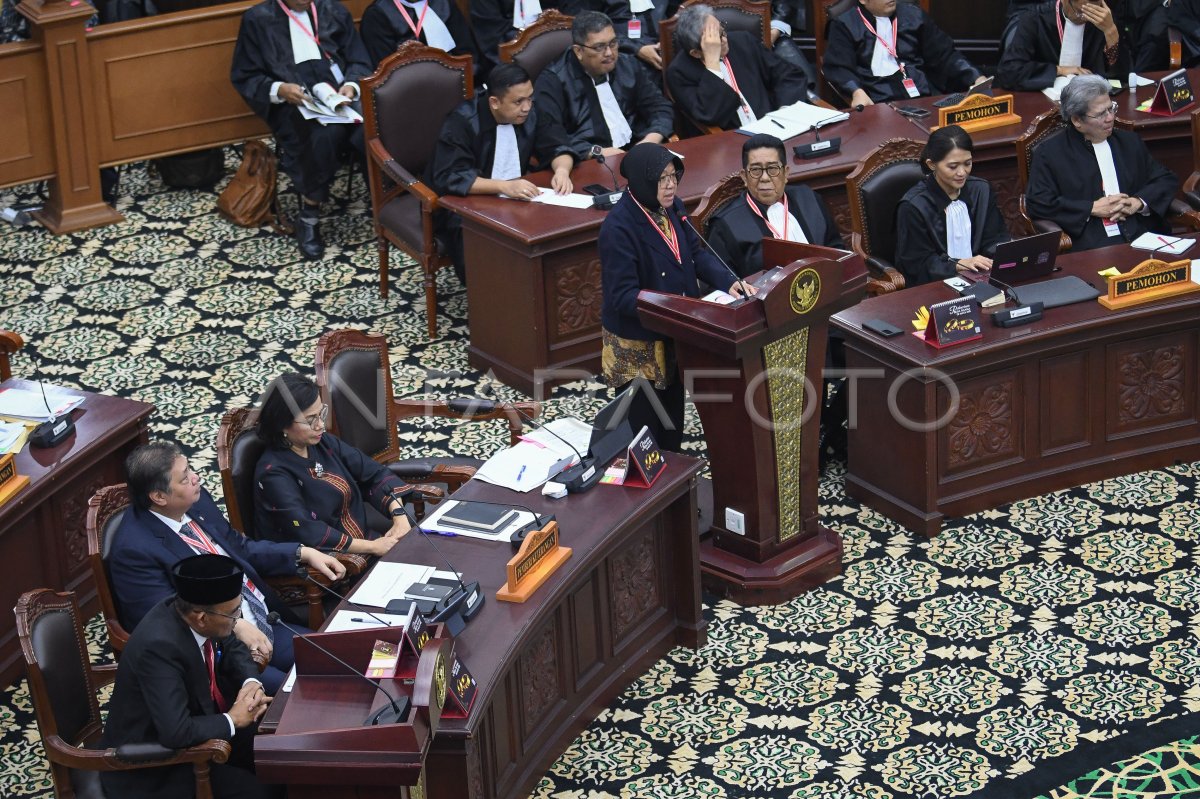 Empat Menteri Bersaksi Di Sidang Sengketa Pilpres Antara Foto