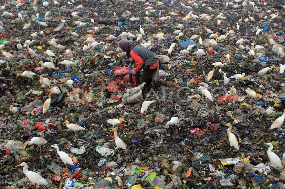 Volume Sampah Meningkat Pasca Lebaran Di Medan Antara Foto