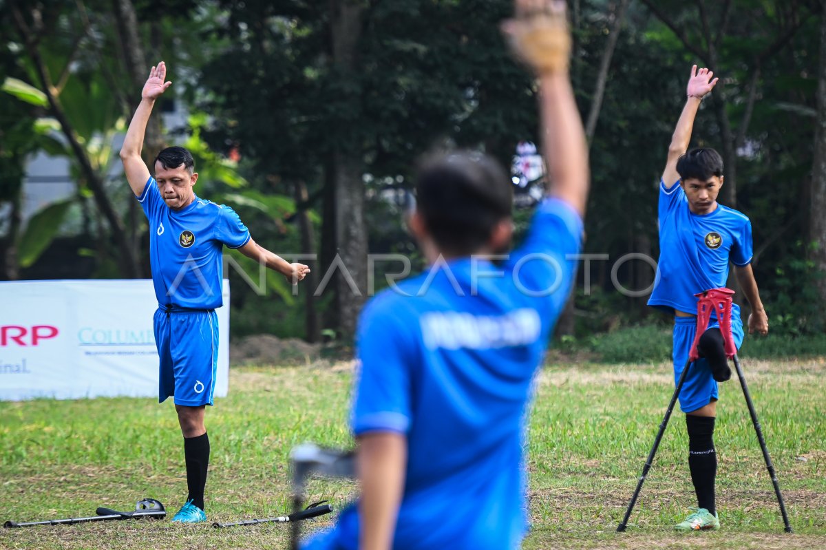 Pemusatan Latihan Timnas Sepak Bola Amputasi Indonesia Antara Foto