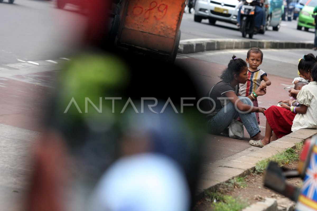 Angka Kemiskinan Meningkat Antara Foto