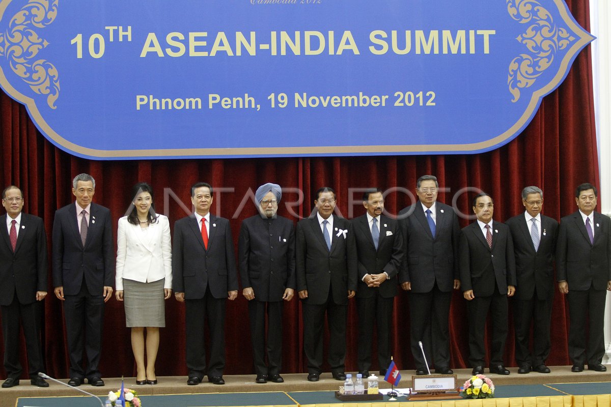 Ktt Asean India Antara Foto