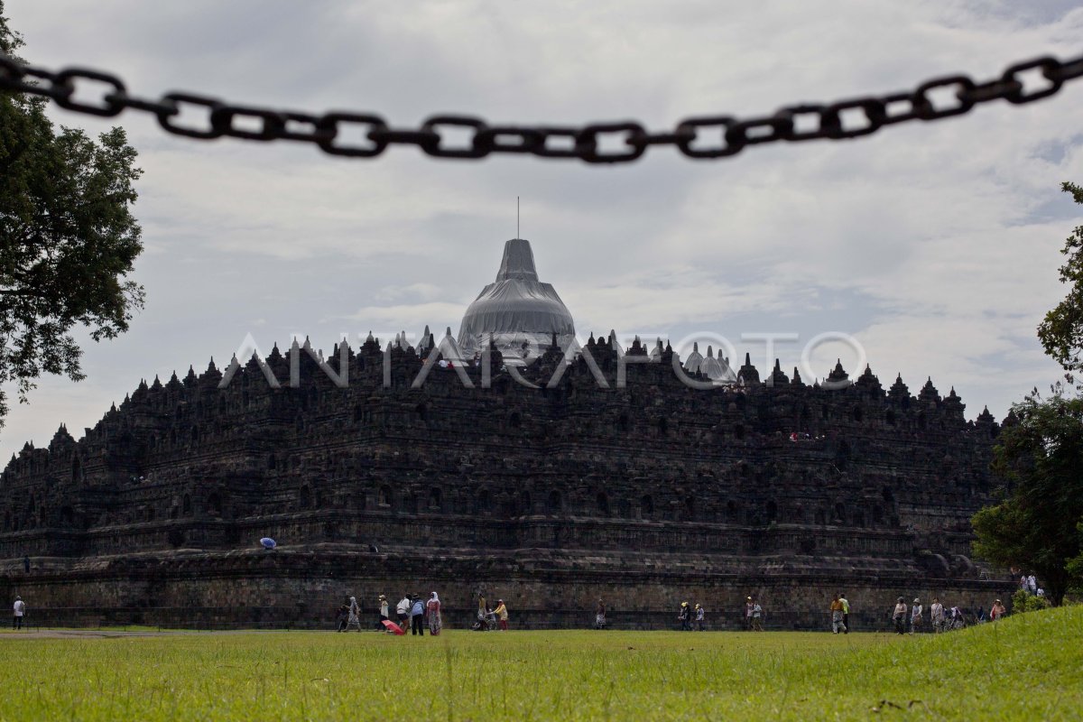 MITIGASI BENCANA CANDI BOROBUDUR ANTARA Foto