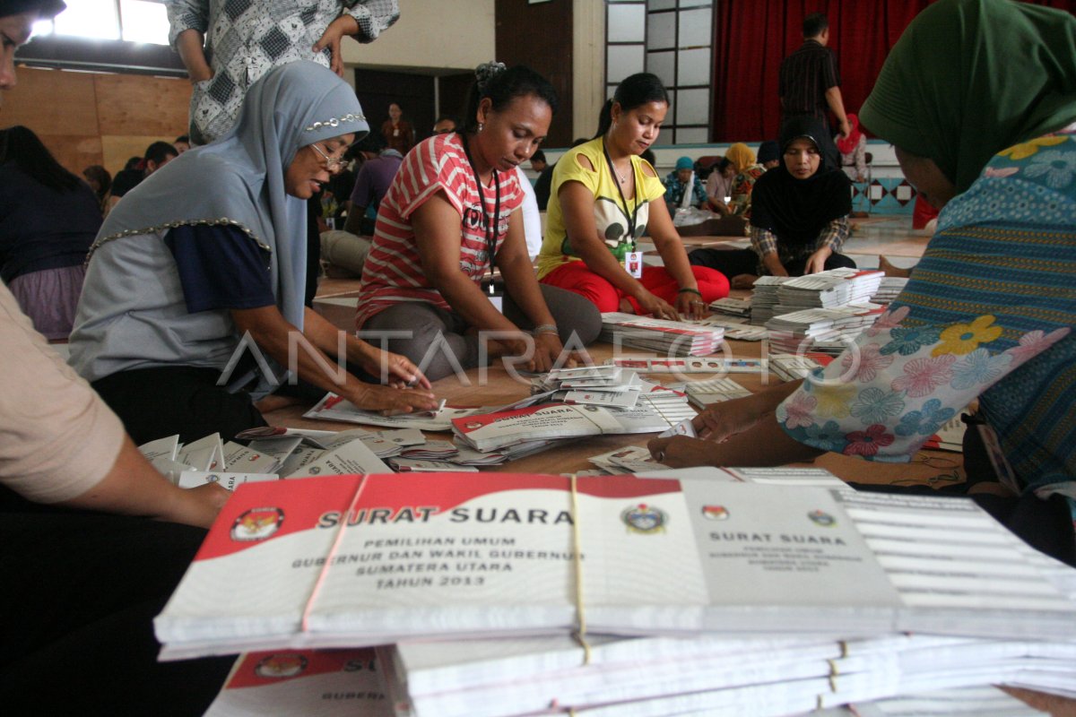 LIPAT SURAT SUARA ANTARA Foto