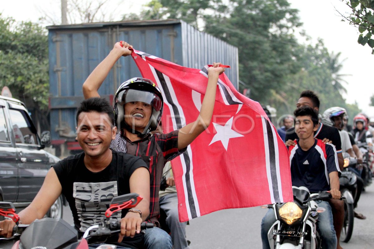 Bendera Aceh Antara Foto