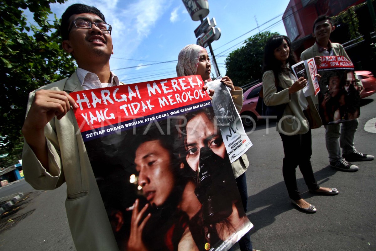 HARI TANPA TEMBAKAU SEDUNIA ANTARA Foto