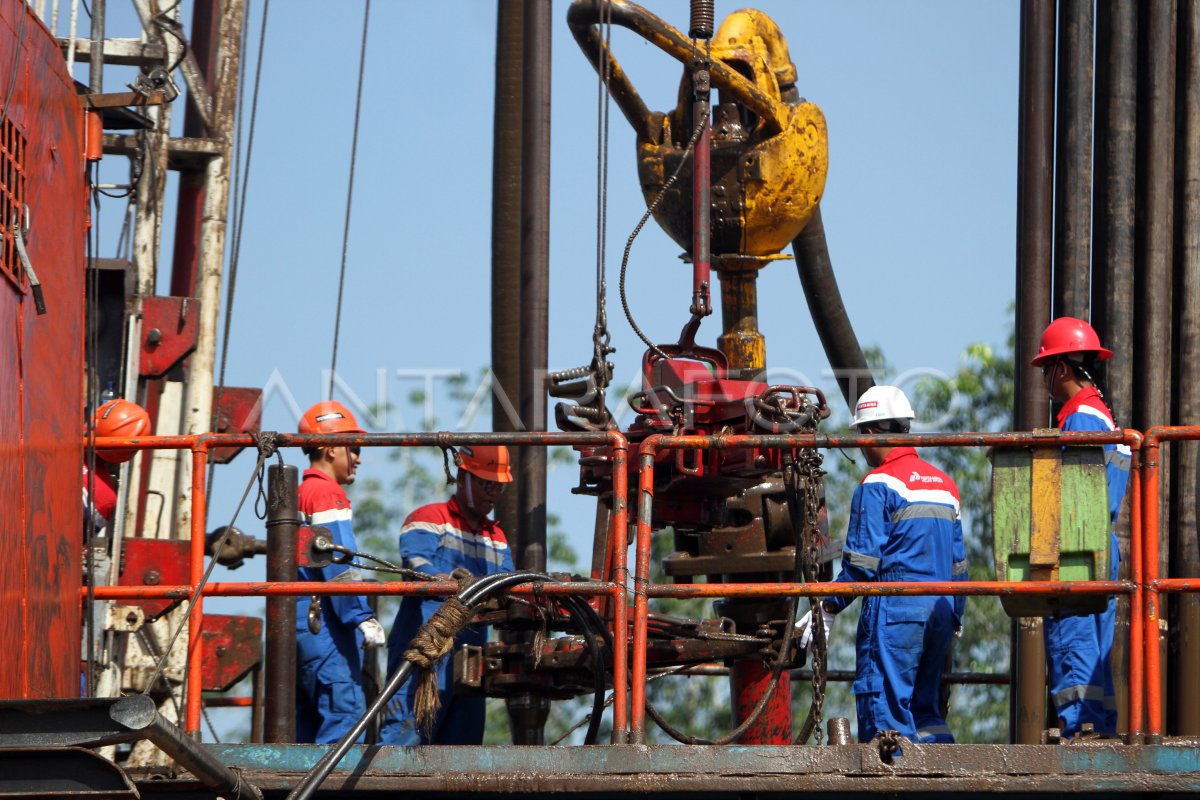 Pengeboran Sumur Minyak Pertamina Antara Foto