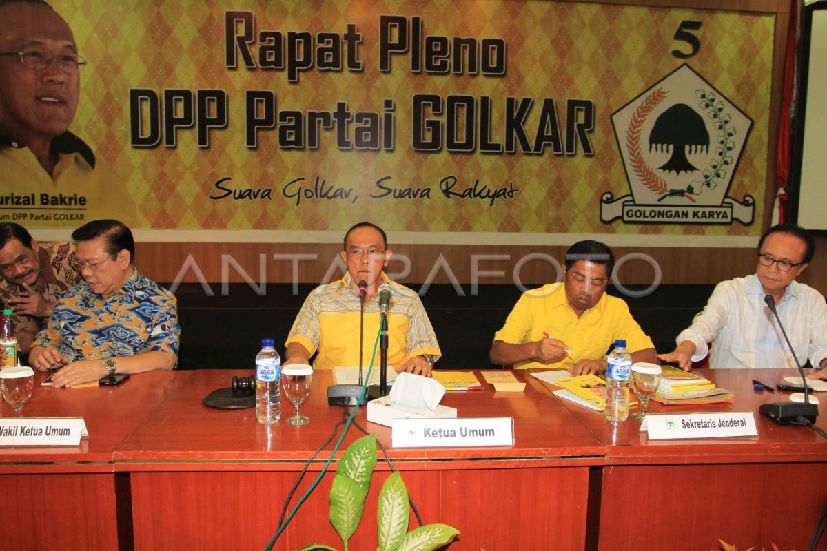 RAPAT PLENO GOLKAR ANTARA Foto