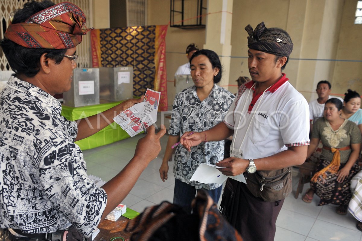 Pemungutan Suara Ulang Denpasar Antara Foto