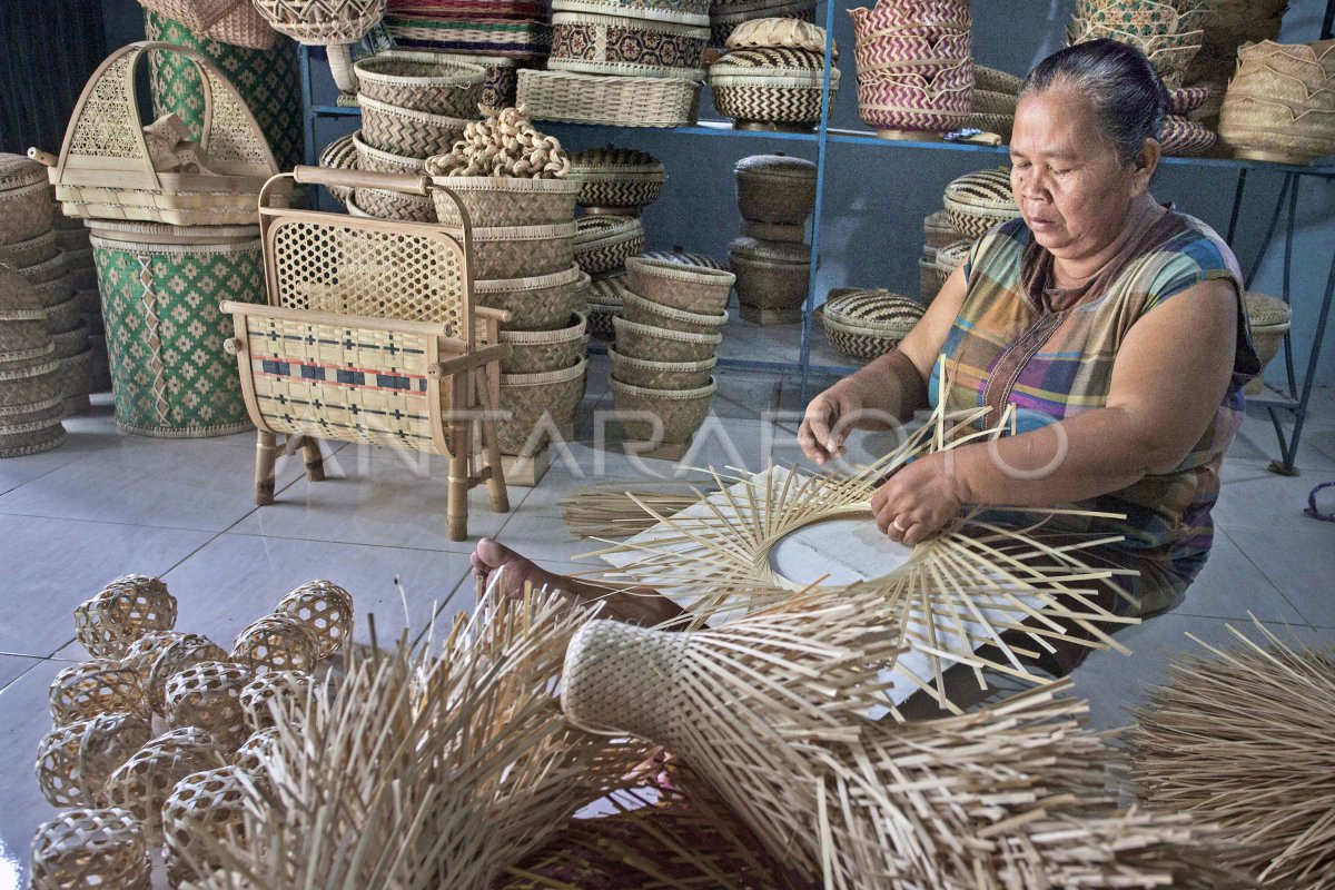 Kerajinan Bambu Yogyakarta Antara Foto