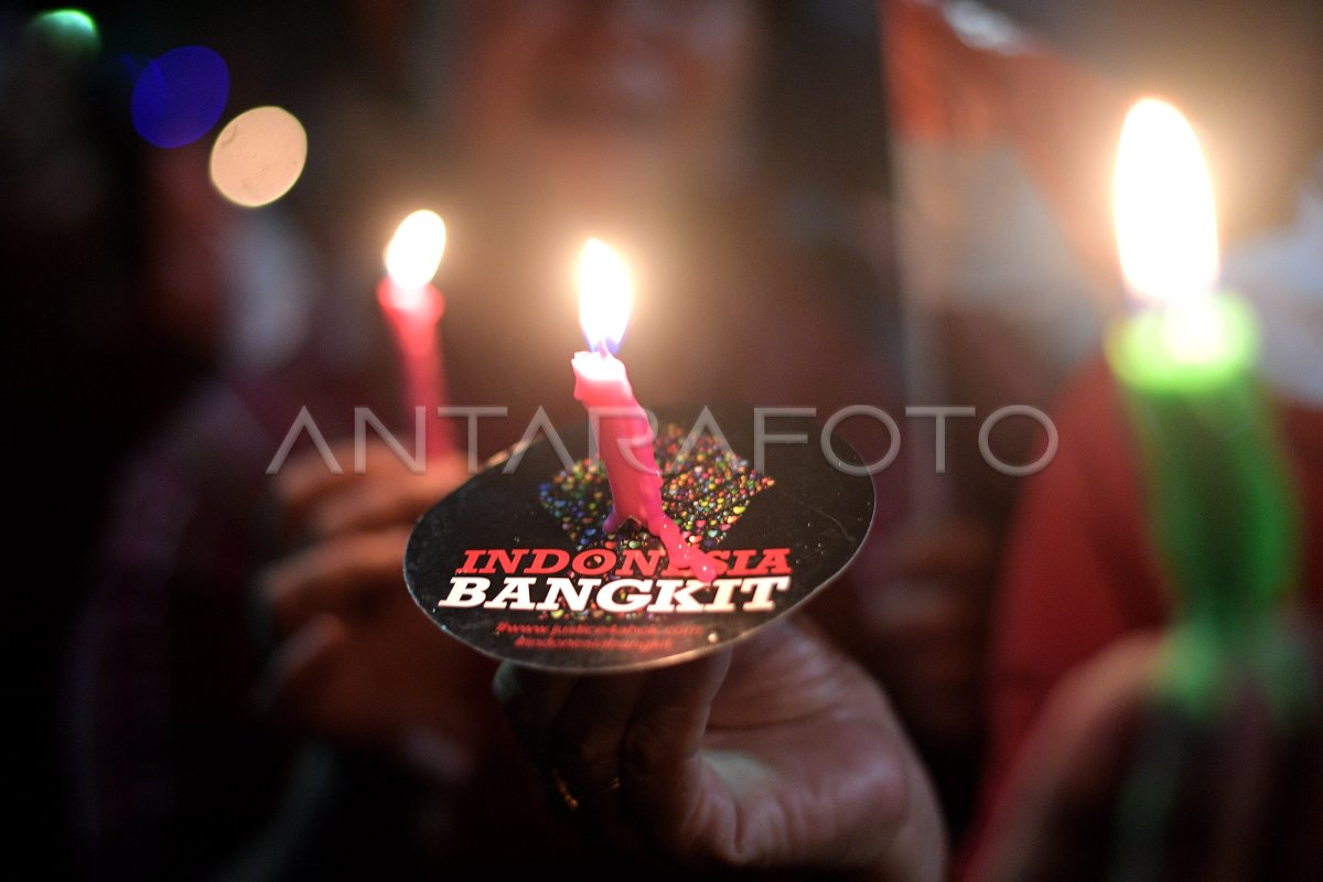 Aksi Hari Lahir Pancasila Antara Foto