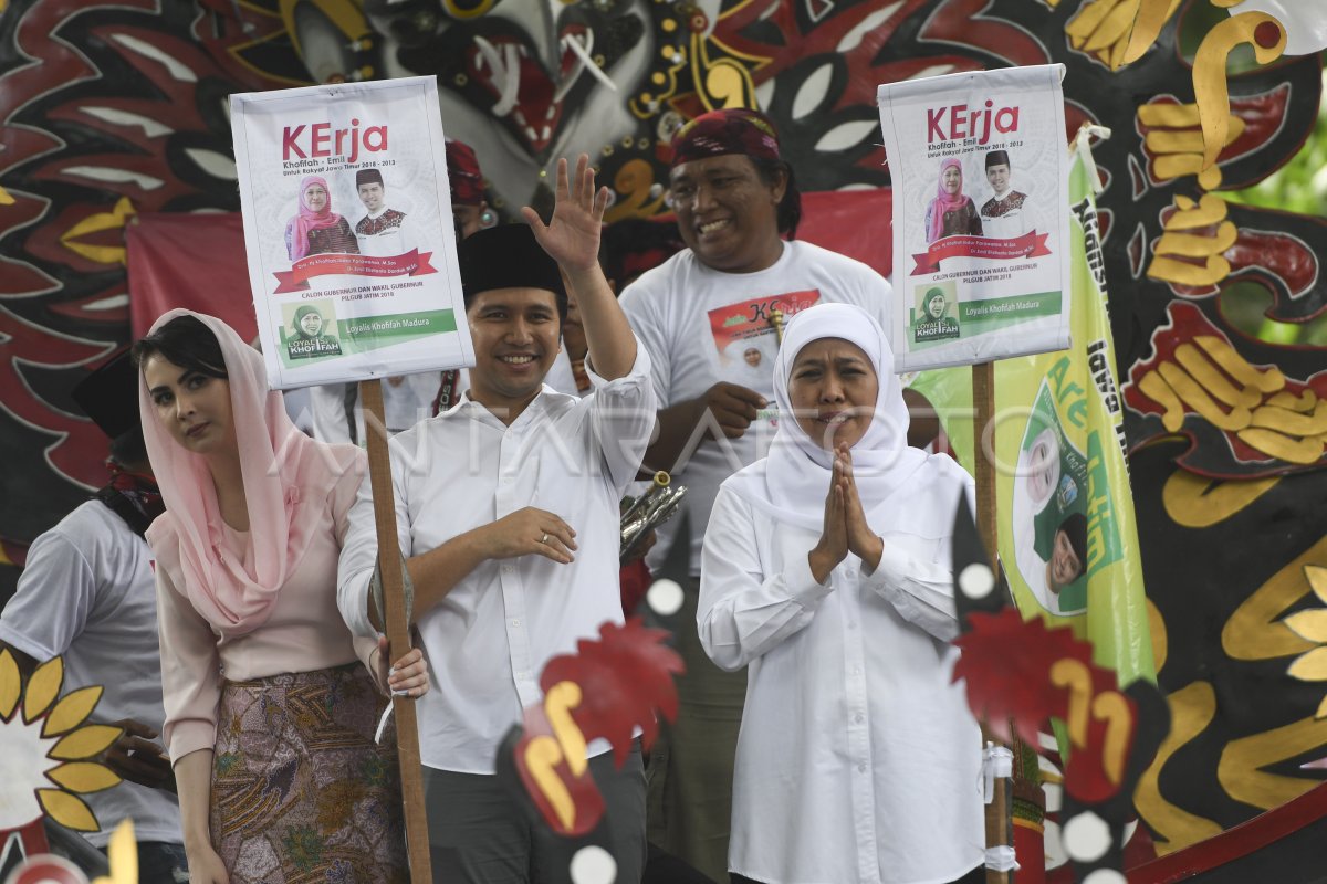 PENDAFTARAN BAKAL CALON GUBERNUR JATIM ANTARA Foto