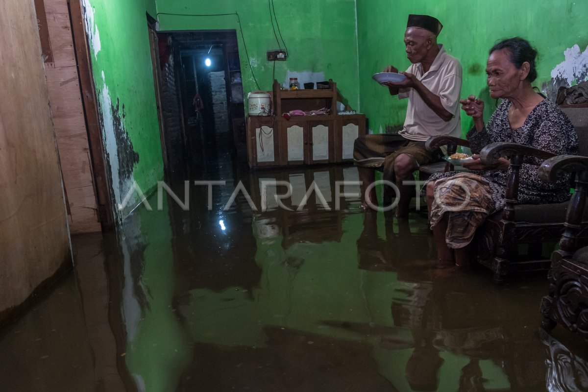 Banjir Rob Pantai Utara Jateng Antara Foto