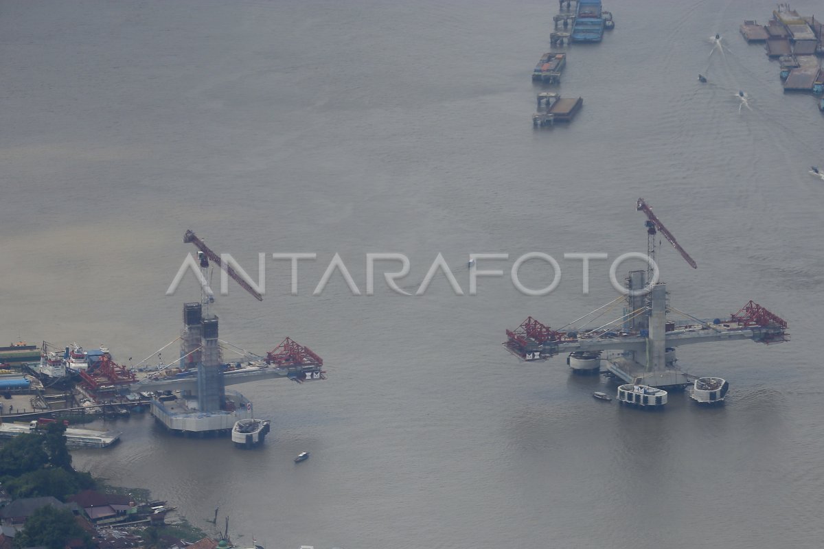 Pembangunan Jembatan Musi Iv Antara Foto