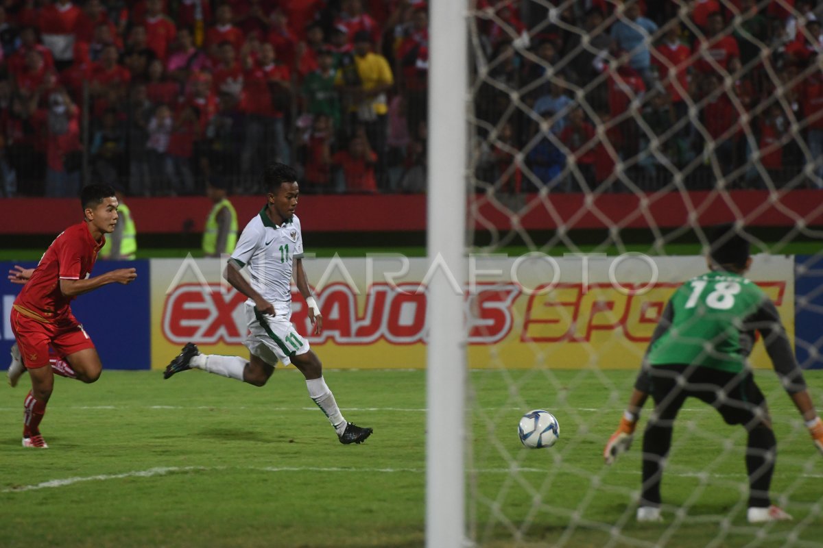 Piala Aff U Indonesia Kalahkan Myanmar Antara Foto