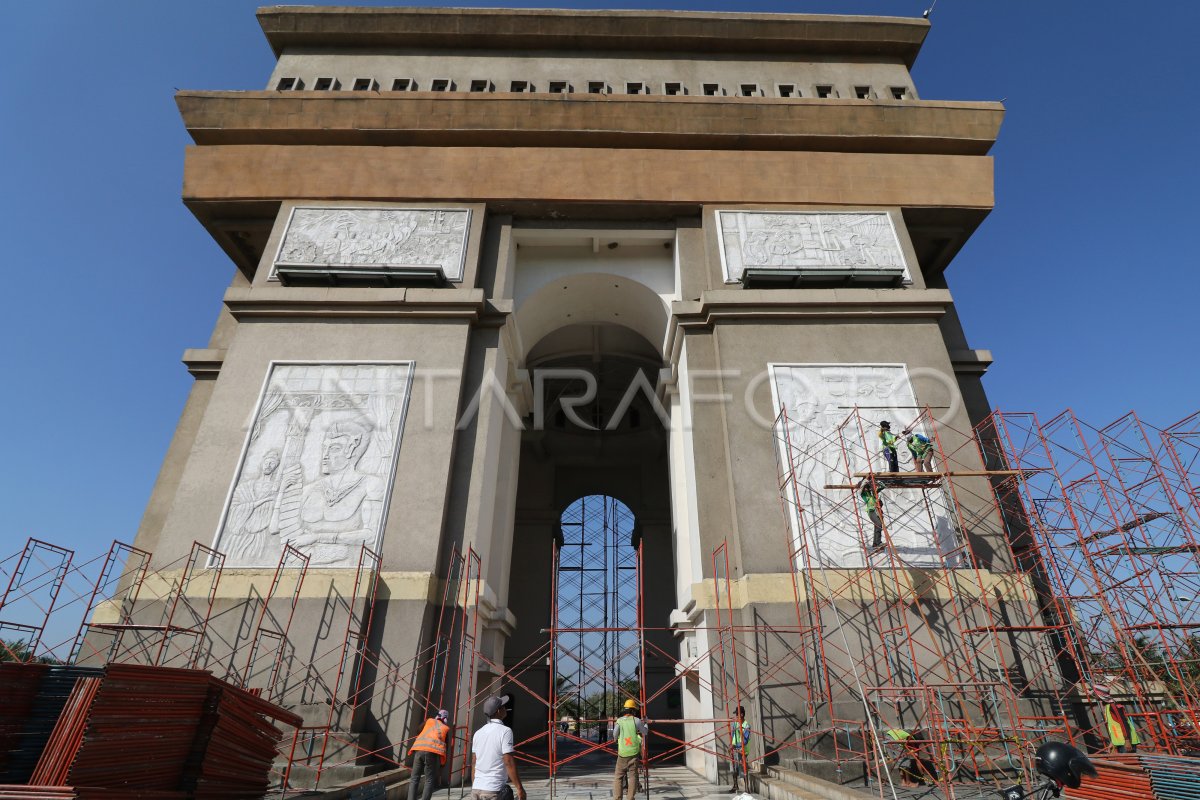 Monumen Slg Kembali Direnovasi Antara Foto